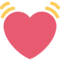 Beating Heart emoji on Twitter